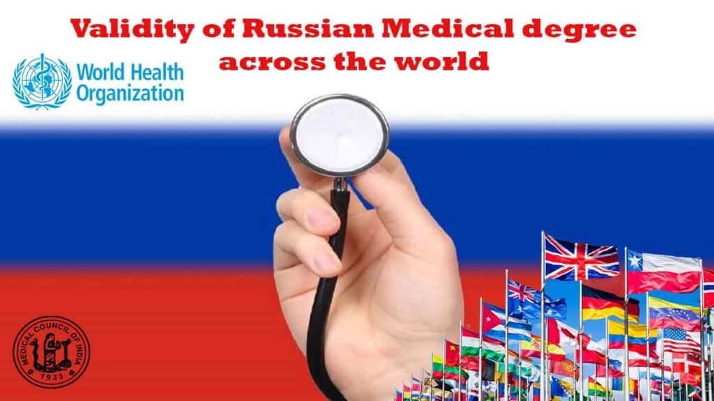 Validity of Russian MBBS degree across the world